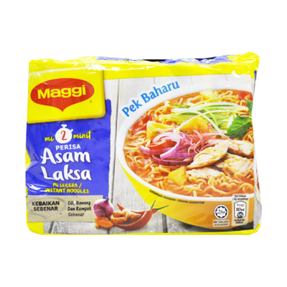 MAGGI Instant Noodles Asam Laksa Flavour 5x78g