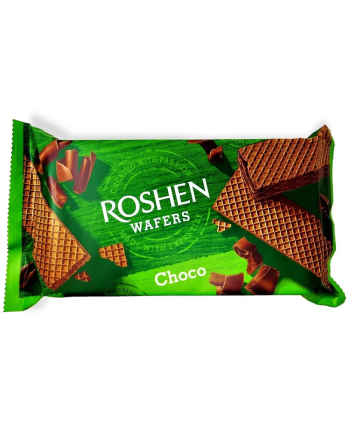 Roshen Choco Wafers Layered With Choco Filling – Luxurious Choco Cream 72g